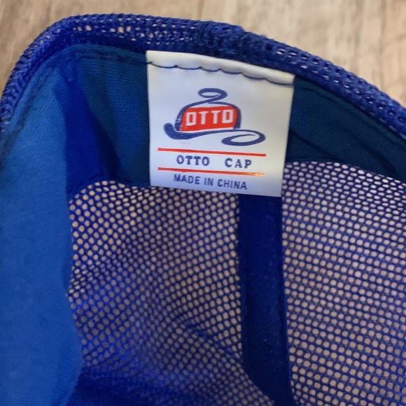 Otto cap trucker hat mesh back blue 1990 step volunteer - Picture 5 of 7